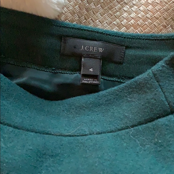Green wool skirt J Crew - Picture 2 of 3
